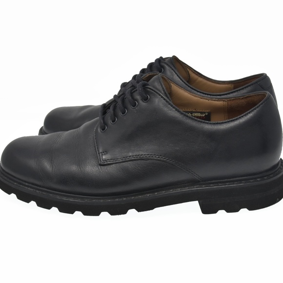 *Rockport Waterproof Sz 10W Black Leather Vibram